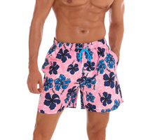 Men's Quick-Dry Loose-Fit Printed Beach Shorts